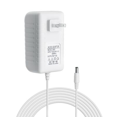 6 Feet Baby Swing Power Cord,6V Baby Swing Electric Plug in for Fisher Price Swing/Ingenuity Swing/Graco Swing/Nova Baby Swing,2 Meters Power Adapter(White)