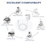 6 Feet Baby Swing Power Cord,6V Baby Swing Electric Plug in for Fisher Price Swing/Ingenuity Swing/Graco Swing/Nova Baby Swing,2 Meters Power Adapter(White) view 4