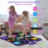 Dance Mat Toys for 3-12 Year Old Girls - Light Up 8 Buttons Dance Mat for Kid Age 4-8 Bluetooth Dance Pad - Kids Toy 8-12 Year Olds, Birthday for 3 4 5 6 7 8 9 10+ Year Old Boys Kids view 2