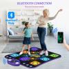 Dance Mat Toys for 3-12 Year Old Girls - Light Up 8 Buttons Dance Mat for Kid Age 4-8 Bluetooth Dance Pad - Kids Toy 8-12 Year Olds, Birthday for 3 4 5 6 7 8 9 10+ Year Old Boys Kids view 3