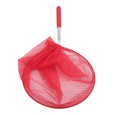 Essencedelight Telescopic Butterfly Net Dragonfly Nets Insect Collecting Net Bug Catching Net Extendable Bird Net Fishing Nets Outdoor Tools,red