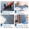 12 Pcs Soft Foam Floor Tiles with Edgings,12 X 12 Inch Carpet Surface Water Proof Puzzle Mats,Interlocking Foam Carpet Non-Slip Texture Mats(Size:12x12x1in,Color:Purple) view 2