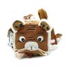 LES DGLINGOS - Speculos Le Tigre Fabric Activity Cube - Sound and Tactile Awakening Toy for Baby - Development Toy - Birth Gift - 12cm - Ochre view 2