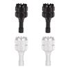4pcs Drone Controller Sticks, Detachable Drone Remote Joysticks Thumb Rocker Replacement Compatible with DJI Mini 3 Pro Drones DJI RC Smart Controller (Silver, Black) view 1
