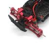 Compatible with Hyper GO RC Car Parts, Metal Upgrade Retrofitting Accessories, Vulnerable Wearing Suit with Shock Mounts, for MJX H16BM H16GT H16DR 16207 16208 16209 16210 1/16 RC Car (Red) view 4
