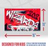 Franklin Sports NBA Washington Wizards Over The Door Basketball Hoop - Kids Indoor Hoop with Mini Basketball - NBA Fan Shop Toy for Bedroom + Office - Over The Door Set view 4