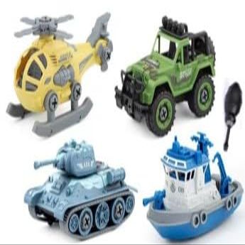 HANBO Take Apart Toys with Assembly Tools for Kids Ages 3+ (sea Land air)