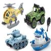 HANBO Take Apart Toys with Assembly Tools for Kids Ages 3+ (sea Land air) view 1