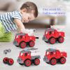 HANBO Take Apart Toys with Assembly Tools for Kids Ages 3+ (fire Engines) view 3