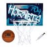 Franklin Sports NBA Charlotte Hornets Over The Door Basketball Hoop - Kids Indoor Hoop with Mini Basketball - NBA Fan Shop Toy for Bedroom + Office - Over The Door Set view 1