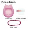 JCHPINE Silicone Cover Case for Tamagotchi Original Digital Pet, Protective Sleeve Skin for Original Tamagotchi Electronic Pet Toys Accessories (Only Case) (Purple) view 2