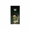 Bride of Frankenstein Portrait Cornhole Wraps Kustom Lily Low Brow Art view 2