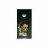 Bride of Frankenstein Portrait Cornhole Wraps Kustom Lily Low Brow Art view 3