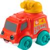 Fisher-Price Baby Toy Chime & Ride Fire Truck Push-Along Vehicle with Fine Motor Activities for Infants Ages 6+ Months view 1