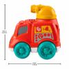 Fisher-Price Baby Toy Chime & Ride Fire Truck Push-Along Vehicle with Fine Motor Activities for Infants Ages 6+ Months view 3