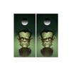 Frankensteins Monster Portrait Cornhole Wraps Kustom Franky Low Brow Art view 1