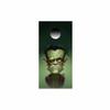 Frankensteins Monster Portrait Cornhole Wraps Kustom Franky Low Brow Art view 3