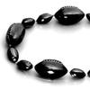Anderson's Black and Silver Football Beads, 38 Inches, Set of 12, Fan Gear, Birthdays, Homecoming, Game Days, Sports Fan Gear,School Spirit, Football Cheerleader Accessories view 2