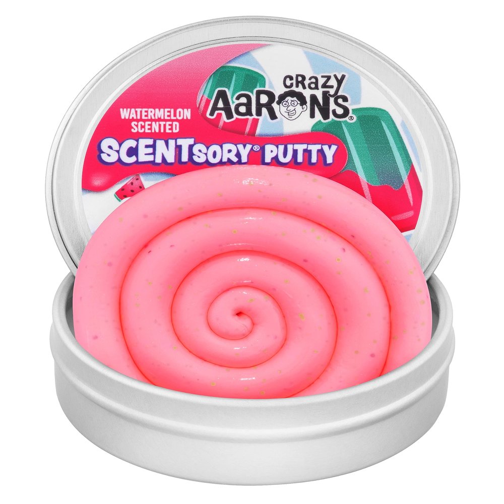 Crazy Aaron's Thinking Putty - Popsicle - Multi-Color Sensory Putty for Kids and Grown ups in a 4" Tin - Creative and Endless Fun, Stress Relief Therapy Toys, Never Dries Out - Made in USA