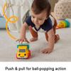 Fisher-Price Baby Toy Poppity Pop Dump Truck Push-Along Vehicle with Fine Motor Activities for Infants Ages 6+ Months view 3