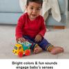 Fisher-Price Baby Toy Poppity Pop Dump Truck Push-Along Vehicle with Fine Motor Activities for Infants Ages 6+ Months view 4