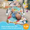 Fisher-Price Baby Musical Toy Set Glow and Grow Kick & Play Piano Gym Blue Playmat with 2 Rattle Maracas for Newborns Ages 0+ Months view 2