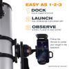 Celestron StarSense Explorer 130AZ App-Enabled Telescope  130mm Tabletop Dobsonian with Smartphone Dock & StarSense App  iPhone & Android Compatible  Easy-to-Use for Beginners view 2