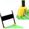 Wheelbarrow Platform Cart Hand Truck Pallet Truck with 4 Wheels Plastic Cover Plastic Cab Plastic Cover F view 3