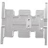 for 1/10 Rc Crawlers for Axial SCX10 D90 D110 1/10 Aluminum Alloy CNC Alloy Gear Box Mount Holder Modification Accessories (Color : Silver) view 3