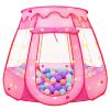 TooyBing Pop Up Princess Tent with Star Light, Toys for 1 2 3 Year Old Girl Birthday Gift, Ball Pit for Baby 12-18 Month, Foldable Kids Play Tent for Toddler 1-3, One Year Old Girl Toy Indoor Outdoor view 1