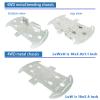 DWWTKL DIY Mecanum Wheel Car Kit with Metal Chassis and TT Motor Smart Robot 4WD Omnidirectional Car Programming Kit with Speed Encoder for Arduino/Microbit/Raspberry Pi for Adult Age 15+(Unassembled) view 3