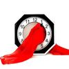 blue-ther Red Silk Thru Clock Magic Tricks Classic Stage Magic Tricks Professional Magician Illusions Gimmicks Mentalism Props22 cm/8.66 in view 2