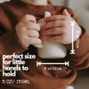 KIDSco. Silicone Sippy Cup with Easy Grip Transition Handles, Soft Spout and Straw. A Non Toxic No Spill Unbreakable Training Cup 5oz/150ml (Oat and Tan) view 2