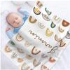 ABERPOR Personalized Baby Blankets for Girls,Soft Rainbow Customized Baby Blanket for Kids,Personalized Newborn Baby Gifts and Toddler Blanket,Adults Personalized Flannel Blankets with Name view 1
