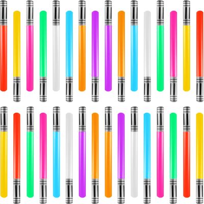 Cotiny 36 Pieces Inflatable Lightsabers Sword Toy Weapons Light Saber for Kids Teens Star Theme Party Supplies, 9 Colors