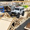 LDARC 1:43 Scale Mini RC Crawler RTR RC Rock Truck 4x4 2.4GHZ Hobby Grade Remote Control Car Model Vehicle RC Buggy, Comes with a DIY Replaceable Body Shell(Lemon Yellow) view 4
