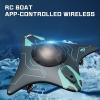 Losbenco RC Boat with Camera - 6 CH Waterproof Remote Control Boat for Pools & Lakes, App Control for iOS & Android, Real-Time Photography, Toys for Adults & Kids Ages 8+ view 2
