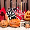 Black Glitter A Little Boo is Almost Due Cake Topper for Halloween Baby Shower/Gender Reveal/First Birthday Party Decoration Supplies view 4