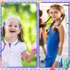Abbylike 49 Pcs Mermaid Party Favors for Kids Including 12 Mermaid Drawstring Backpack 12 Travel Toiletry Bag 12 Hair Scrunchies 12 Bracelets 1 Set Temporary Tattoos for Girls Decor view 4