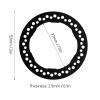 VGEBY RC Wheel Beadlock Ring, 4pcs 1.9Inch Wheel Outer Beadlock Ring Aluminum Alloy Replacement Wheel Beadlock Ring for 1:10 RC Car (Black) view 3