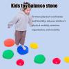 Balance Stone 5pcs Colorful Balance Stone for Kids, Outdoor Toy Balance Block Stepping Stone, Home Kindergarten Obstacle Course Toys view 2