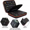 Aoriher 1 Pcs Dice Case with Removable Slotted Tray for Storage Game Storage Case Dice Holder Holds up to 70/10 Sets (Camel) view 4