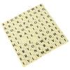 Alphabet Chess Cards, Lightweight Plastic Chess Pieces, Arabic Alphabet Crossword Chess Pieces, Tabletop Game Accessories, Party Traveler view 1