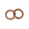 ABEC-3 R1212-2RS Orange Rubber Sealed Ball Bearing 10PCS for Model Aircraft/Racing Cars 1/2inch x 3/4inch x 5/32inch view 2