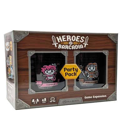 HEROES OF BARCADIA Rollacrit Party Pack Expansion  2 New Heroes Join The Fantasy Game Adventure