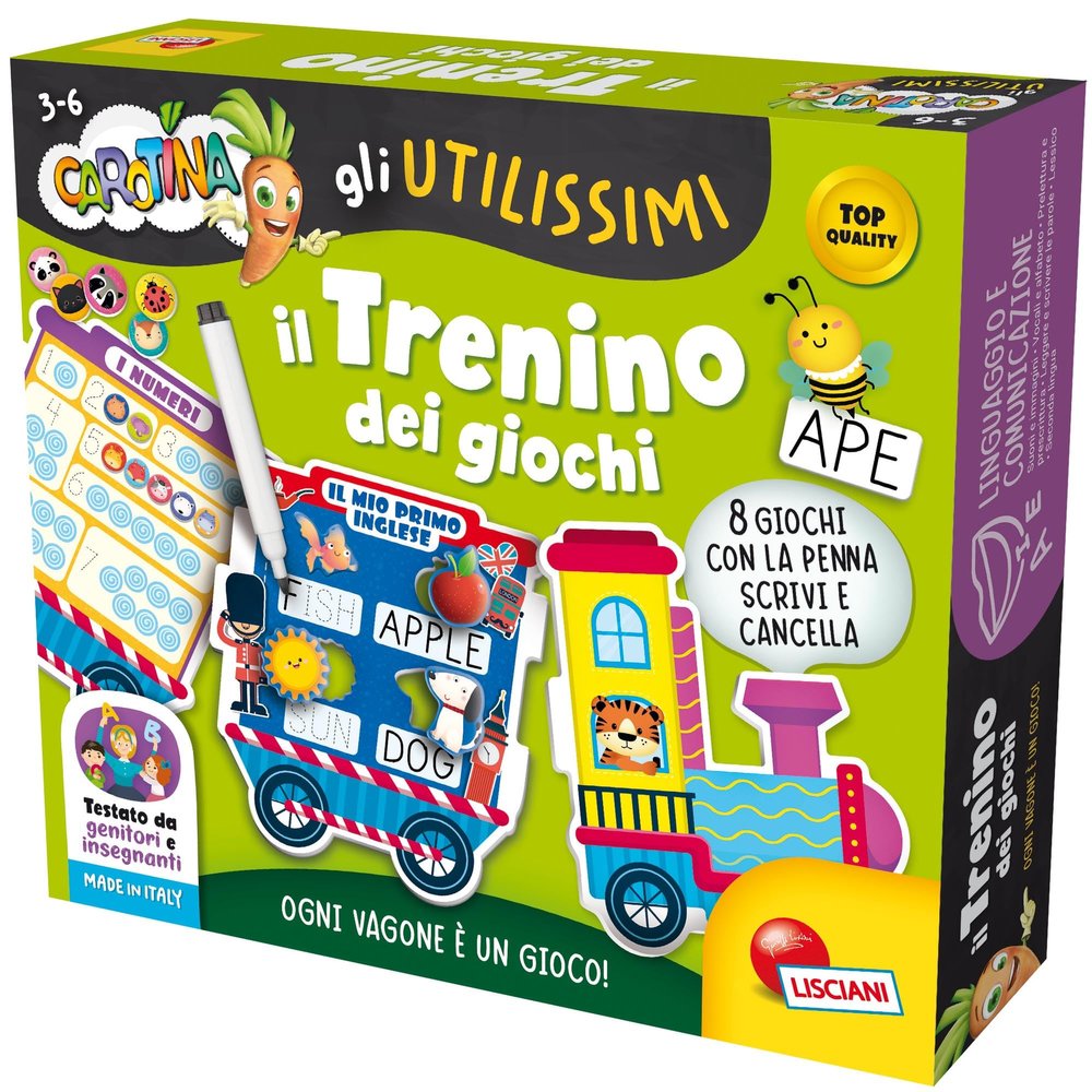 Lisciani Games - Carrot The Very Useful Train Games
