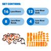 Dirt Cheap Dungeons - Lava Rivers Kit | Modular & Customizable | Injection-Molded for Superior Durability | TTRPG Accessories for D&D, Daggerheart, & Tabletop Gaming view 3