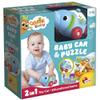 Lisciani - Elephant Car and Puzzles for Babies - Educational Game - Sensory Development - Small Car with Balls - from 1 to 4 Years - Carotina Baby view 2