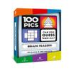 100 PICS Brain Teasers Travel Game - Solve 100 Puzzles | Flash Cards with Slide Reveal Case | Card Game, Gift, Stocking Stuffer | Hours of Fun for Kids and Adults | Age 6+ view 1
