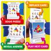 100 PICS Brain Teasers Travel Game - Solve 100 Puzzles | Flash Cards with Slide Reveal Case | Card Game, Gift, Stocking Stuffer | Hours of Fun for Kids and Adults | Age 6+ view 4